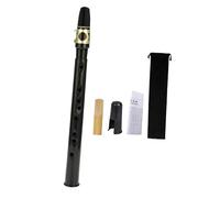 Mini sassofono tascabile con copertura bocchino ance per adulti professionisti bambini nero