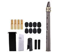 Mini sassofono tascabile strumento a fiato con bocchino, ance, borsa per il