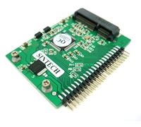Mini SATA mSATA SSD 44PIN IDE adattatore scheda per 6,3 cm IDE HDD