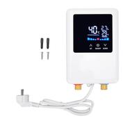Mini scalbagno istantaneo 3000 W 220V scalbagno elettrico con display della temperatura a LED senza serbatoio d'acqua mini scalbagno, cucina elettrica istantanea piccola