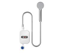 Mini Scaldabagno Istantaneo Da 3500 W Doccia Display Digitale LCD Rubinetto Del Bagno Riscaldatore Di Acqua Calda Cucina Riscaldamento Senza Serbatoio Compatto e durevole