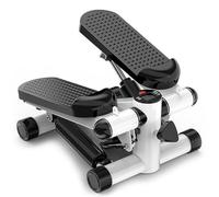 Mini scaler Stepper per l'allenamento cardio della casa, macchina di esercizio di resistenza regolabile con pedali antiscivolo e monitor digitale, attrezzatura compatta di fitness a basso impatto per