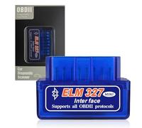 Mini scanner Bluetooth OBD2, dispositivo diagnostico Bluetooth OBD2 compatibile, diagnostica per iOS e Android, diagnostica OBD-II, adattatore per auto moderne
