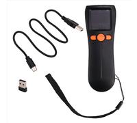 Mini scanner portatile Bluetooth per codici a barre 1D/2D wireless con ampio schermo di archiviazione