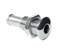 Mini scarico inox bombato 1/4" - 1 PZ Osculati - 17.214.01 - 1721401