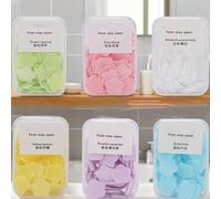Mini scatola per sapone da viaggio, carta igienica multifunzione portatile da viaggio, articoli essenziali da viaggio, forniture da viaggio, vacanze estive, forniture per il ritorno a scuola (stampa d