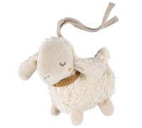 Mini-Schaf NATUR - Mini-Greifling mit Bio-Baumwolle (kbA) zum Klingeln, Fühlen, Spielen mit kuschelweichem Stoff-Tier - ein treuer Begleiter für Babys und Kleinkinder ab 0+ Monaten