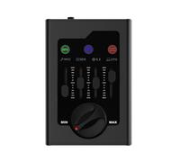 Mini scheda audio con microfono, scheda audio Bluetooth, funzione OTG per computer, canto, live streaming, nero