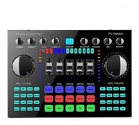 Mini Scheda Mixer Audio Bluetooth, Mixer Audio Professionale, Scheda Audio Live K1 Scheda Audio Bluetooth Portatile Professione Volume Audio Regolabile Per Registrazione Musicale Canto Karaoke