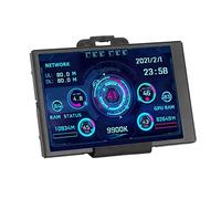 Mini Schermo USB IPS da 3,5 Pollici, Monitor Portatile per PC CPU HDD con Interfaccia di Tipo C, Supporto per Rotazione di 360 Gradi, Monitor Estensore dello Schermo HDMI