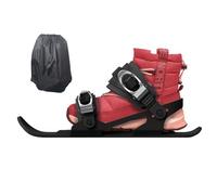Mini Sci da neve per bambini e adulti - scarpe da sci multifunzionale regolabili | Shorts leggeri per sport all'aperto in inverno clima