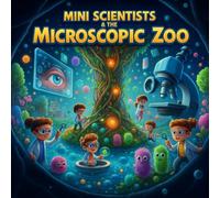 Mini Scientists & The Microscopic Zoo Coloring Book: Fun Science Adventures with Cute Microbes, Tardigrades, Cells & Lab Explorations | STEM Learning Coloring Book for Kids Ages 4-8