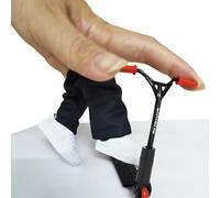 Mini Scooter Da - Lega 8.5x8.5x6cm, Skateboard Pieghevole Decorazione Tavolo, Giocattolo Da Scrivania | Divertimento Da Collezione Per Bambini, Adolescenti, Adulti, Casa, Ufficio, Camera, S