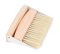 Mini scopa da tavolo con paletta, spazzola per briciole (colore legno)