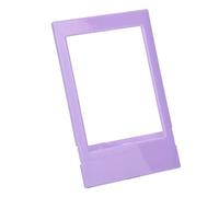 Mini scrivania Frame foto Supporto sul retro leggero unico Display blu rosa viola verde 1pc Porta immagine (Non-mark purple)