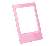 Mini scrivania Frame foto Supporto sul retro leggero unico Display blu rosa viola verde 1pc Porta immagine (Non-standard pink)