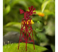 Mini Scultura Ornamentale In Resina A Forma Di Mulino A Vento, Alta