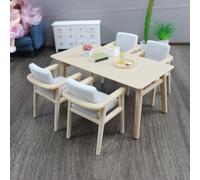 Mini sedia da tavolo per casa delle bambole Mobili in miniatura per il