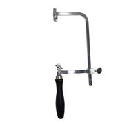 Mini sega a mano U tipo gioielli sega regolabile tirare sega arco per legno acrilico plastica taglio tubo metallico alluminio strumento di riparazione fai da te