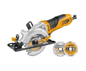 MINI SEGA CIRCOLARE 750W - Per legno o edilizia - 2 dischi - INGCO MFS1251