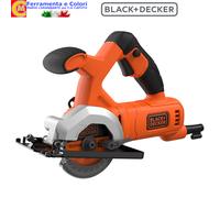 MINI Sega Circolare Elettrica BLACK+DECKER 400W 85mm Per legno e Metallo Lama 85