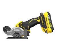 Mini Sega Circolare - STANLEY FATMAX V20 - SFMCM300D2-QW - 75 mm Brushless - Litio 18V - 2 Batterie 2Ah