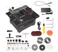 MINI SEGA DA BANCO CIRCOLARE DA TAVOLO MULTIFUNZIONALE LAVORAZIONE DEL LEGNO KIT