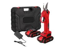 Mini Sega da Tavolo, 21V 30mm Cordless Brushless Motor 88VF Forbici da potatura elettriche 4 pollici Motore a spazzola Motosega Set Strumento for la lavorazione del legno(Pruning Shear R)