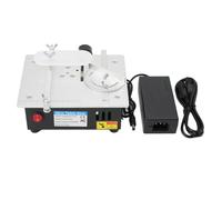 Mini Sega Da Tavolo 96W Sega Da Tavolo Multifunzionale Con 4 Lame Controllo Della Velocità A 7 Velocità, Profondità Di Taglio Di 14 Mm Con Tubo Di Raccolta Della Polvere E Coperchio Di Protezione