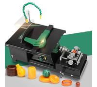 Mini Sega da Tavolo di precisione con, Strumento di lucidatura e Taglio Versatile, velocità Regolabile 800-12000 RPM per la Produzione di Gioielli, l'intaglio e Le attività di macinazione
