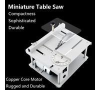 Mini sega da tavolo di precisione Mini sega elettrica da tavolo Sega da tavolo portatile per la lavorazione del legno Sega da tavolo multifunzionale