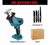Mini Sega da Tavolo, ONEVAN 3600W 12000SPM Brushless Cordless Elettrico Alternativo a Velocità Variabile Metallo Taglierina for Legno Strumento for Batteria 18V(Without Battery)