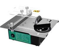 Mini Sega da Tavolo per Hobby e Modellismo con Schermo Acrilico di Sicurezza e Taglio Regolabile Fino a 40mm di profondità, Ideale per Lavorazione Legno, Fai da Te, PCB e Creazioni Artigianali,Set 1