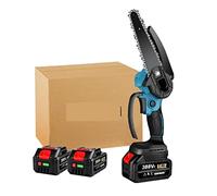 Mini Sega da Tavolo, Sega elettrica senza spazzole da 6 pollici da 3000 W Strumento for la lavorazione del legno con motosega elettrica ricaricabile con batteria for batteria da 18 V(1 Battery Set)