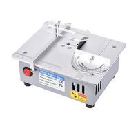 Mini sega da tavolo sollevabile e stazione di incisione | con albero flessibile, smerigliatrice da tavolo a 7 velocità e tubo del vuoto per lavorazione del legno, taglio di acrilico e PCB,B