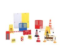 Mini segnali stradali - Giocattoli del Cono del Traffico, Segnale di Passaggio pedonale | Sette Pezzi Cones BARLEL Blocks Set DURABILE, Playset educativo per Ragazzi Girls Kids P