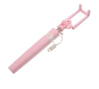 Mini Selfie Stick per Smartphone Type-C Rosa, leggero | Lega, Plastica Abs, Connessione senza Abbinamento Né Ricarica, per Contenuti e Viaggi di Lavoro