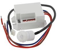 Mini-sensore di movimento a incasso CT-PIR, 230 V, 800 W, 15 mm, adatto a lampadine a LED, colore: bianco