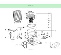 MINI Sensore Pressione Olio OEM Originale 12617513068