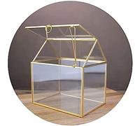 Mini serra da interni, terrario geometrico in vetro per piante grasse, piante aeree, felci e muschio, decorazione perfetta per il giardinaggio per matrimoni e vacanze