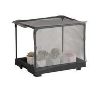 Mini serra - piccola casa per piante, per orto urbano, copertura protettiva per piante | per terrazza, balcone, cortile, appartamento, giardino interno, piantine, piante erbe, coltivazione