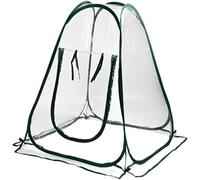 Mini serra pieghevole, design pop-up, serra per semi, con copertura trasparente e telaio in metallo, protezione per piante per balcone, giardino, uso esterno