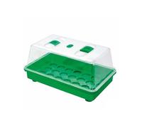 mini serra plastica rigida ventilata germinazione semi talee 38 x 24 x 19 cm