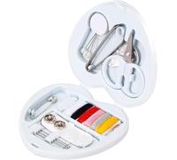 Mini set da cucito da viaggio, ago e filo, set di accessori per cucito di alta qualità, adatto per viaggiatori, adulti, principianti, emergenze, fai da te e casa (blu)