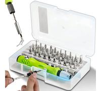 Mini set di cacciaviti di precisione 32 in 1 punte Phillips magnetiche kit di strumenti di riparazione manuale multifunzionale per occhiali da orologio per telefono PC