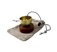Mini set di ciotole tibetane portatili, leggere e compatte per la