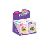 Mini set di costruzione fiore nel vaso, 6 tipi