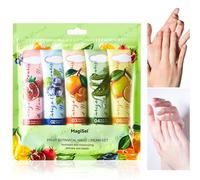 Mini set di crema per le mani, Regalo di Natale, Cura delle mani molto secche, Screpolate, da viaggio, 5 pezzi x 30 g creme idratante, piccola crema nutriente, set regalo per donne, uomini, Natale