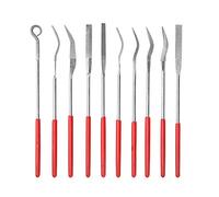 Mini Set di Lime Ad Ago Diamantate utensili da taglio e da taglio file Lime Ad Ago Piatto Quadrato a Forma Rotonda Rifler per Gioiellieri in Metallo Scultura del Legno in Vetro Artigianato Pratic