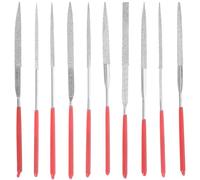 Mini Set di Lime Diamantate per Metallo, Vetro e Legno, Rosse